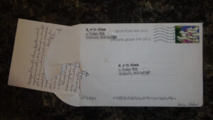 3x5 Envelope and Letter